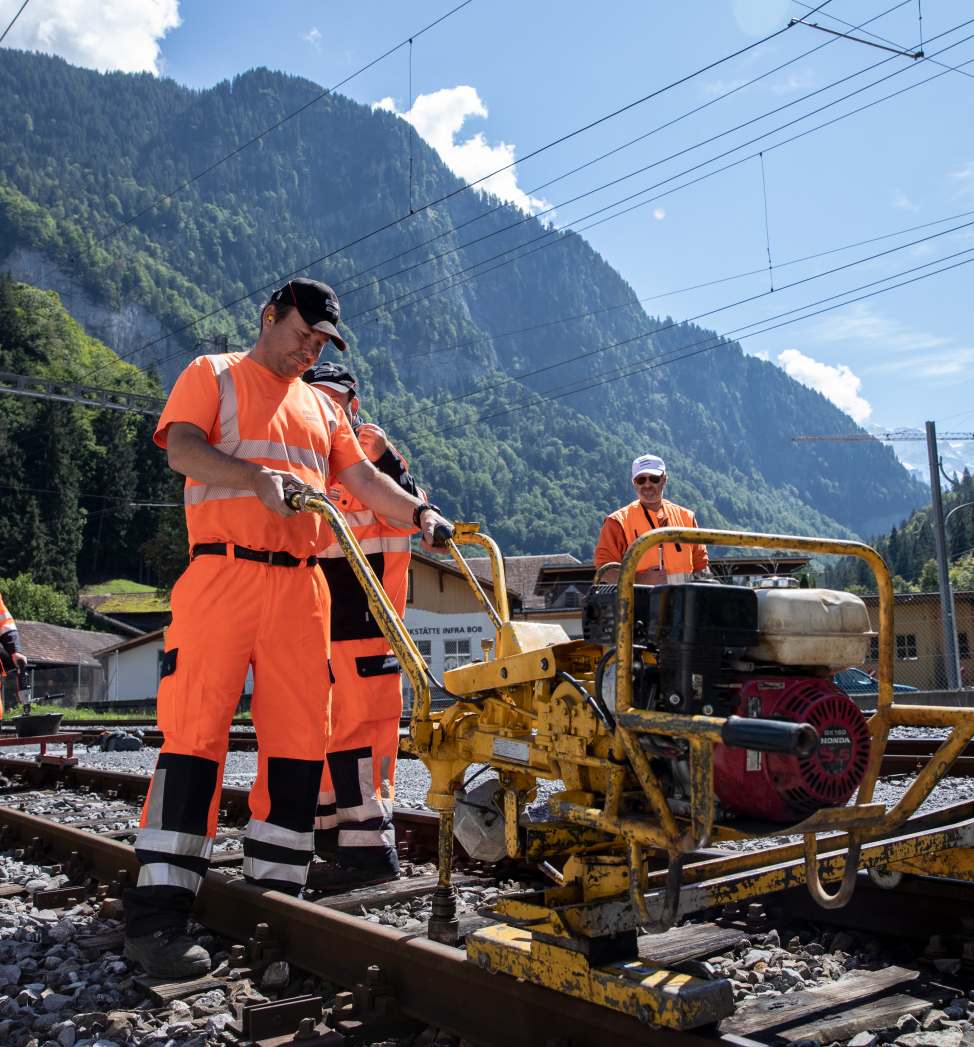 Gleisbauer Jungfraubahnen Streit Martin 3