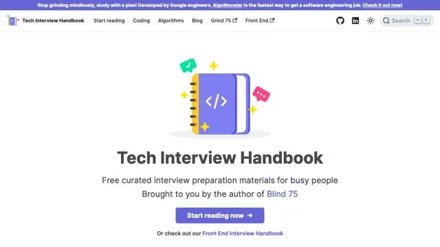 Tech Interview Handbook