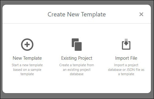 New template options.