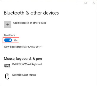 Bluetooth Toggle.