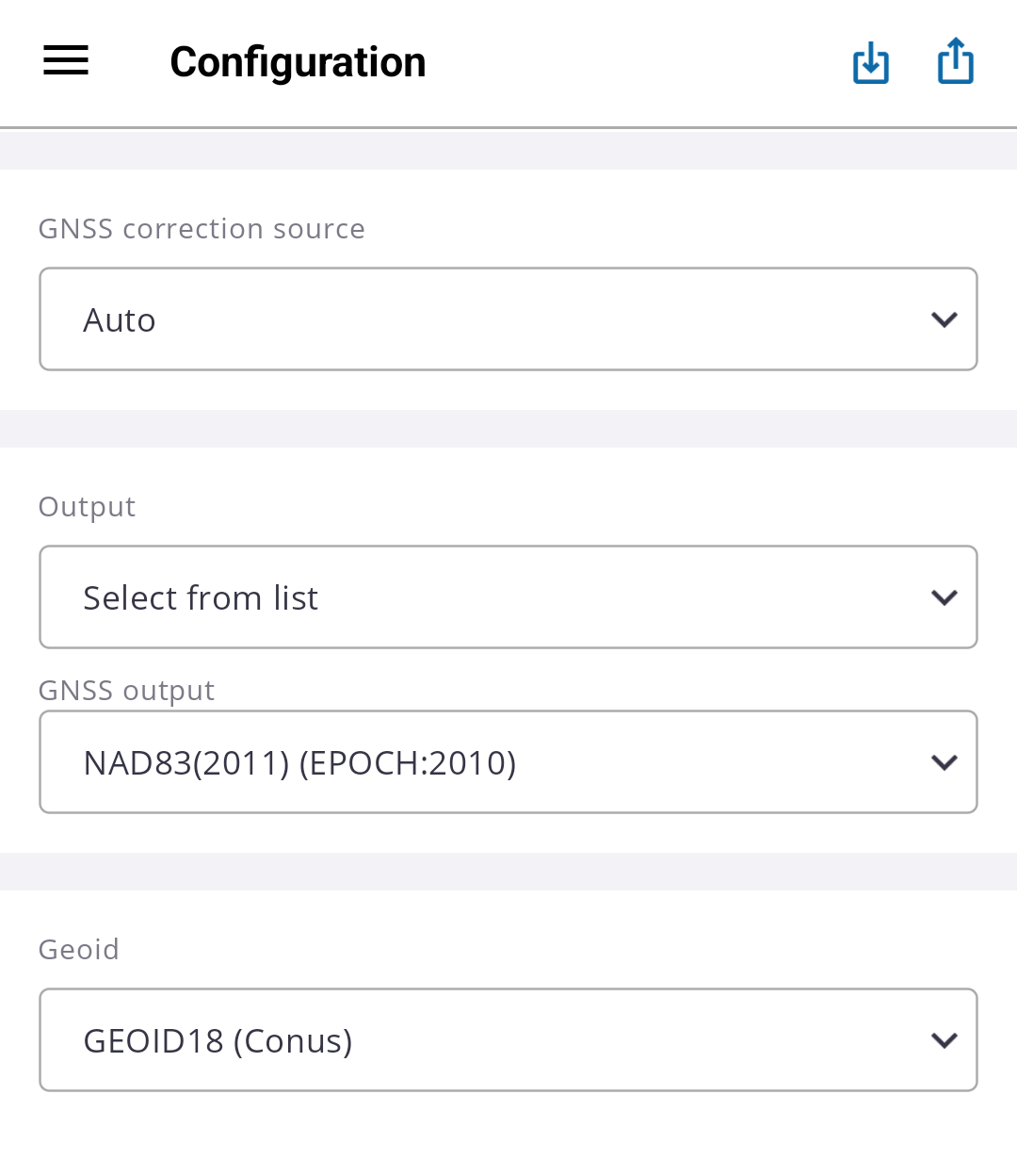 screenshot of TMM with settings