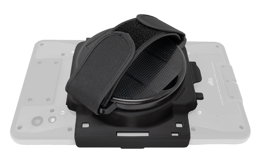 Rotating hand strap