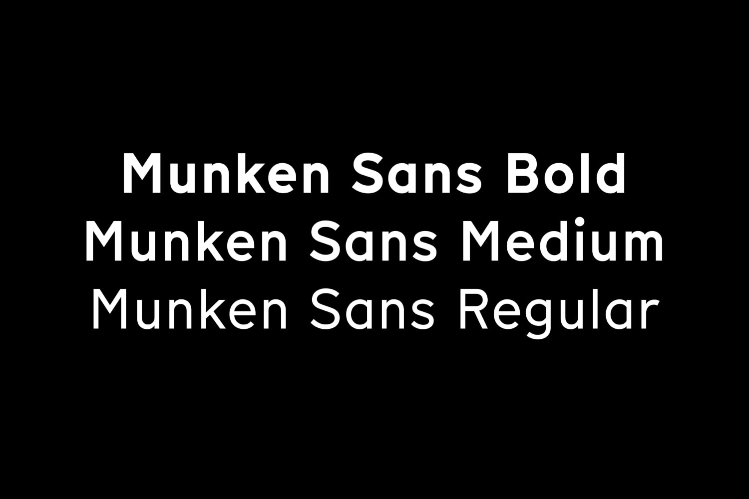 Munken Sans