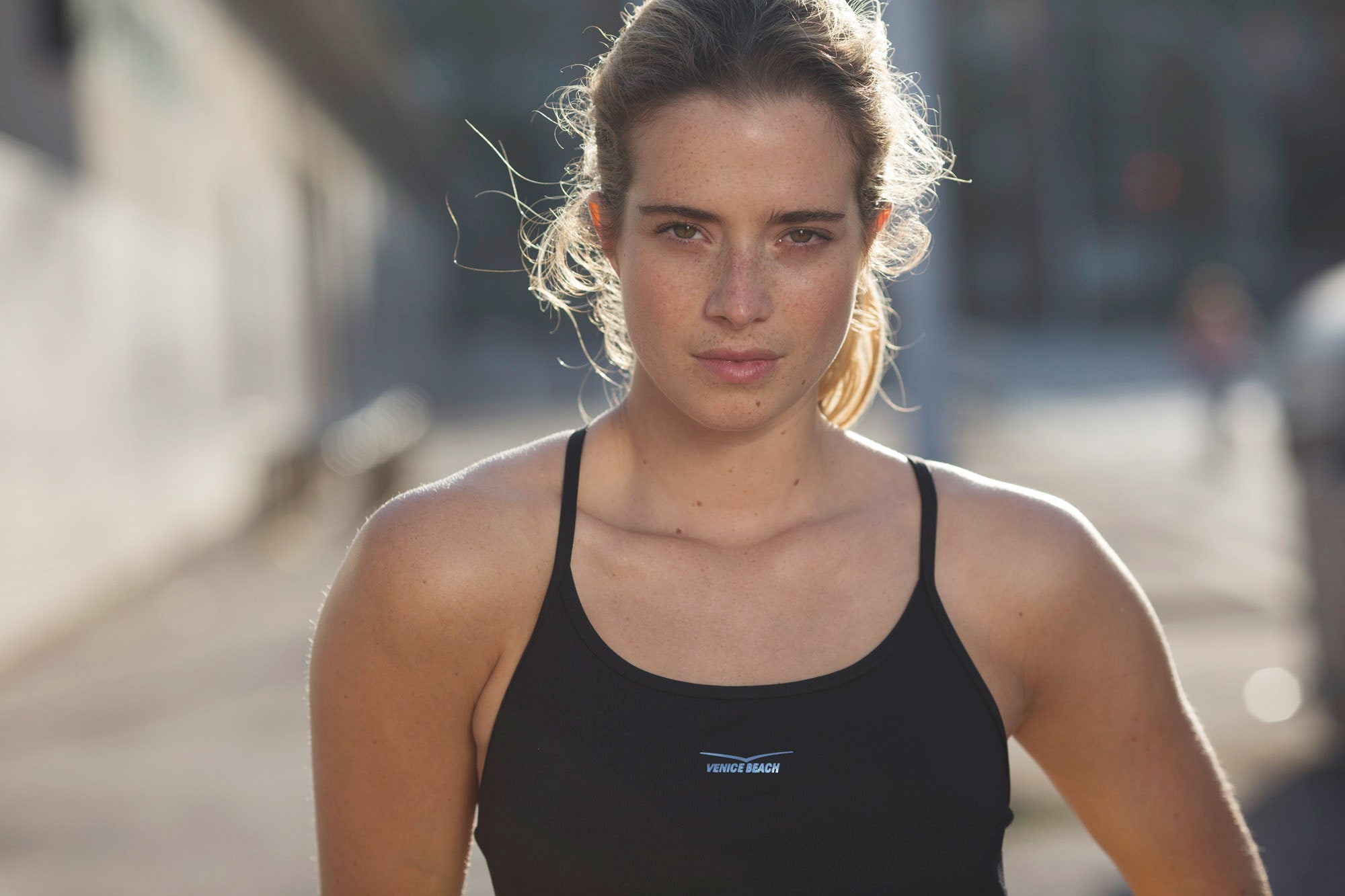 Portrait of woman in sportswear