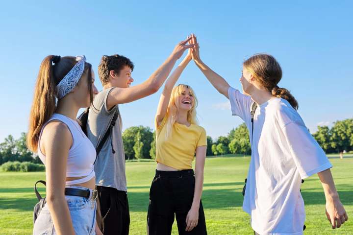 Spend time with their friends