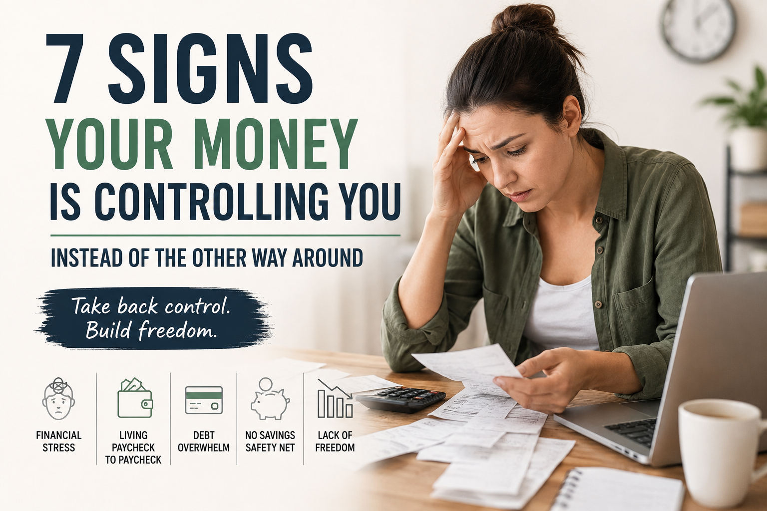 7 Signs Your Money Is Controlling You Instead of the Other Way Around