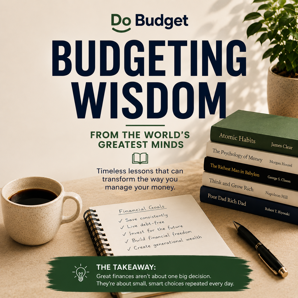 The Budgeting Wisdom Hidden in the World's Most Influential Minds