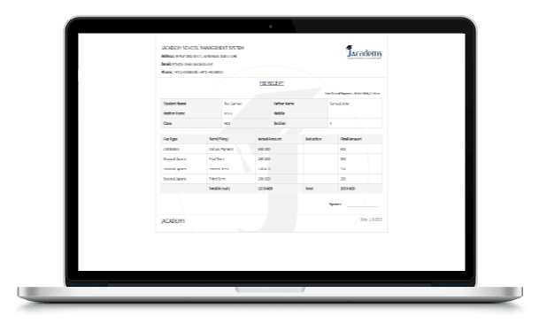 school management system uae Fee collection