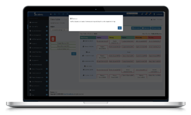 School management system uae timetable