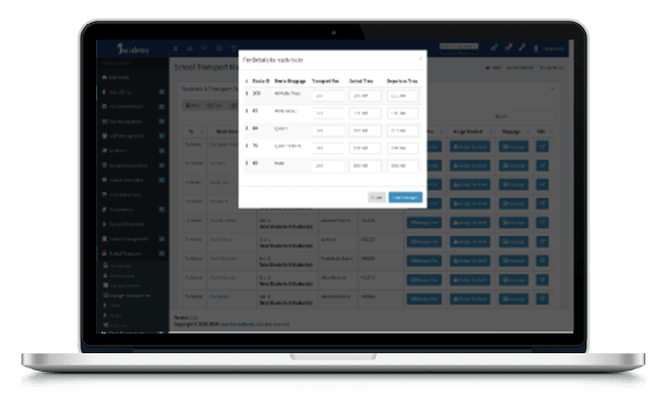 School management system uae transportation