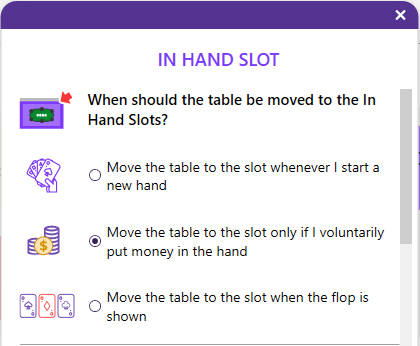 Organize my poker session