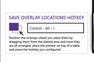 Save Actions History Overlays Location for Your Online Poker Tables