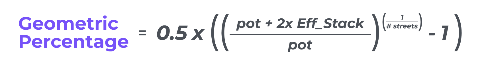 Geometric Size Formula