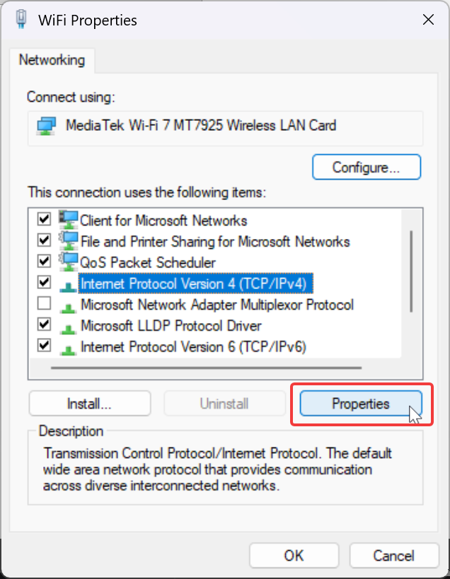 Change DNS Step 7-8