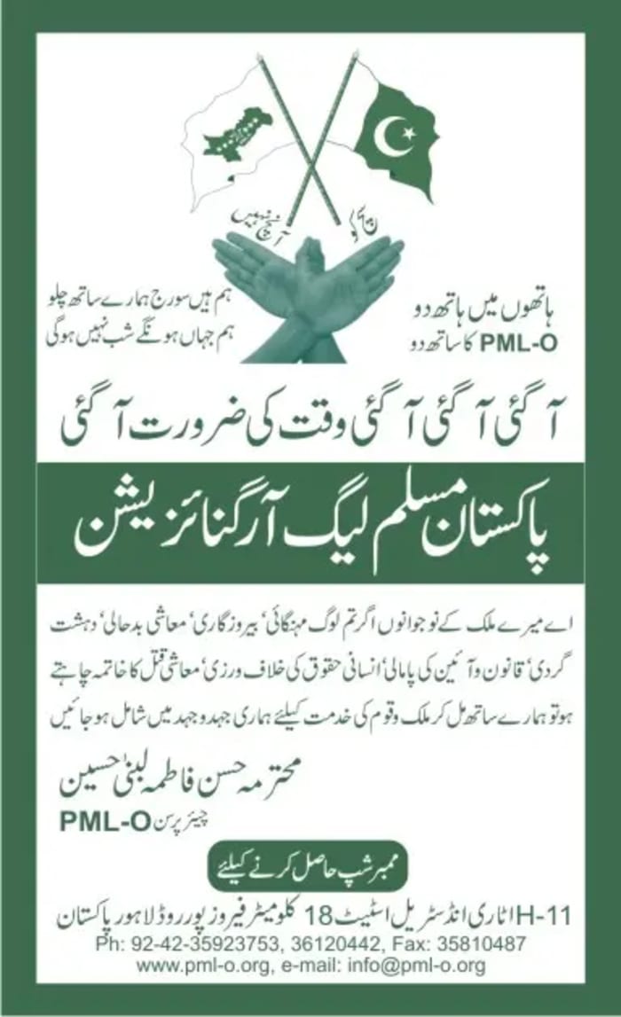 Historical party advertisement