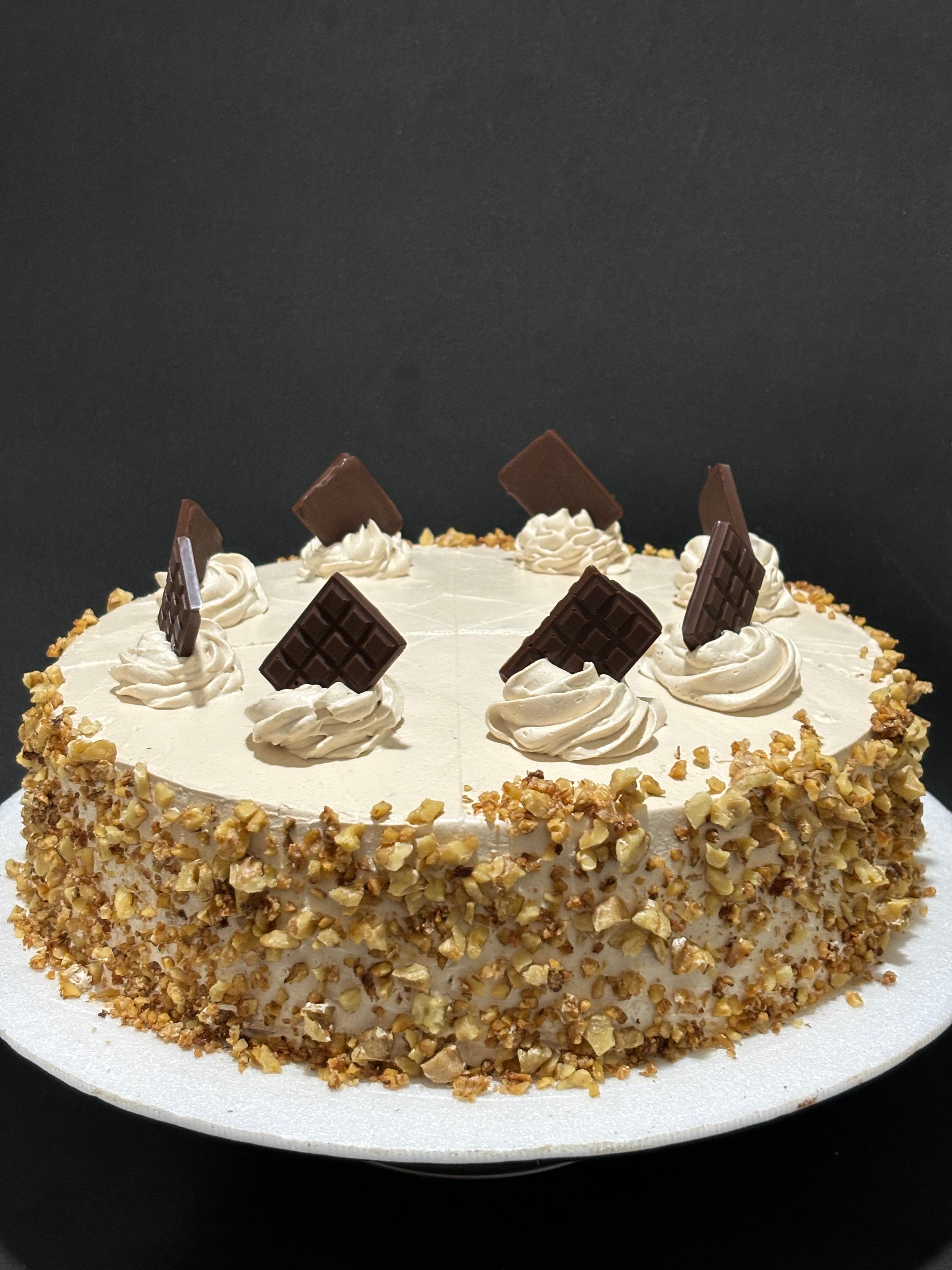 Torta de café y nuez (12 porciones)