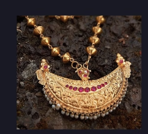 Kokkethathi (Necklace) — traditional jewellery of Karnataka