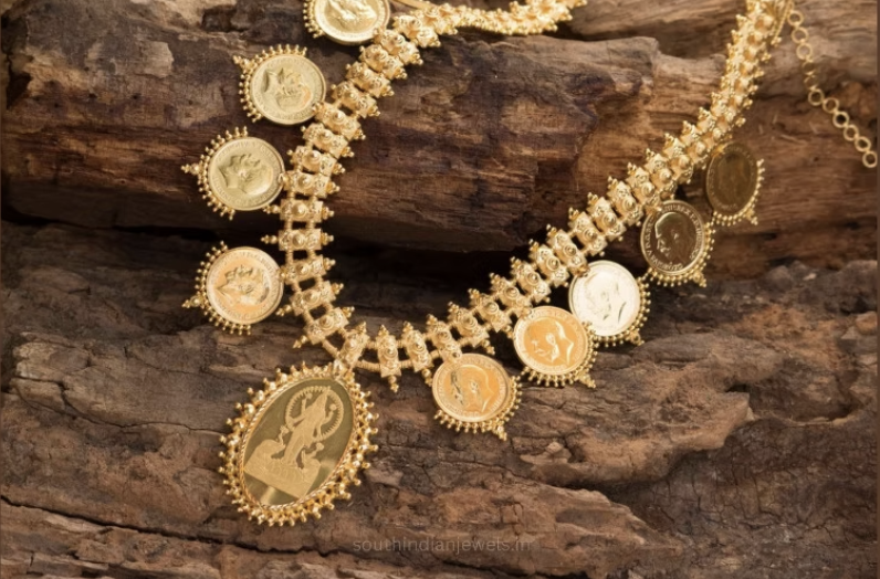 Lakshmi sara (Necklace) — traditional jewellery of Karnataka