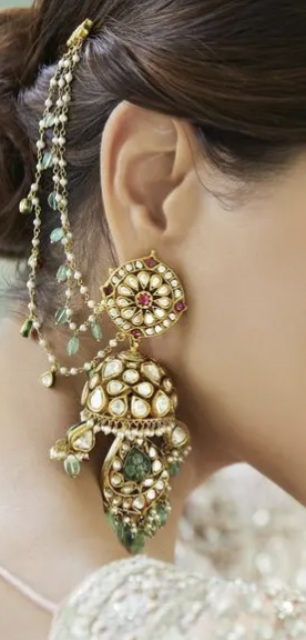 Kundan Butti — traditional jewellery of Gujarat