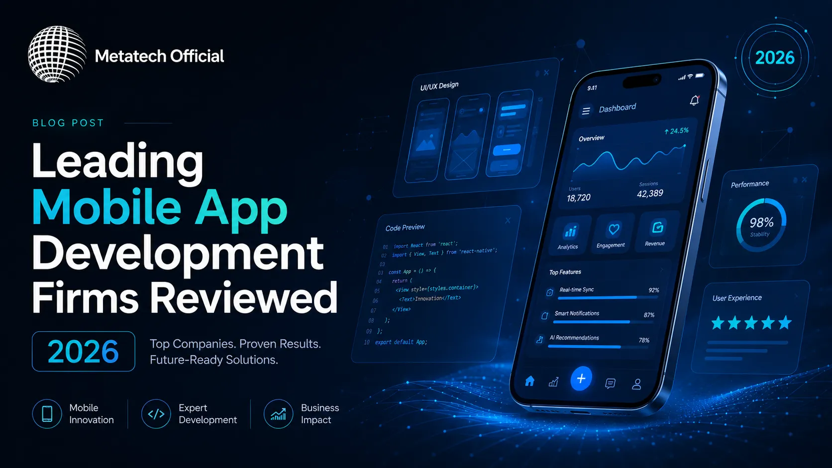 Leading Mobile App Development Firms Reviewed 2026