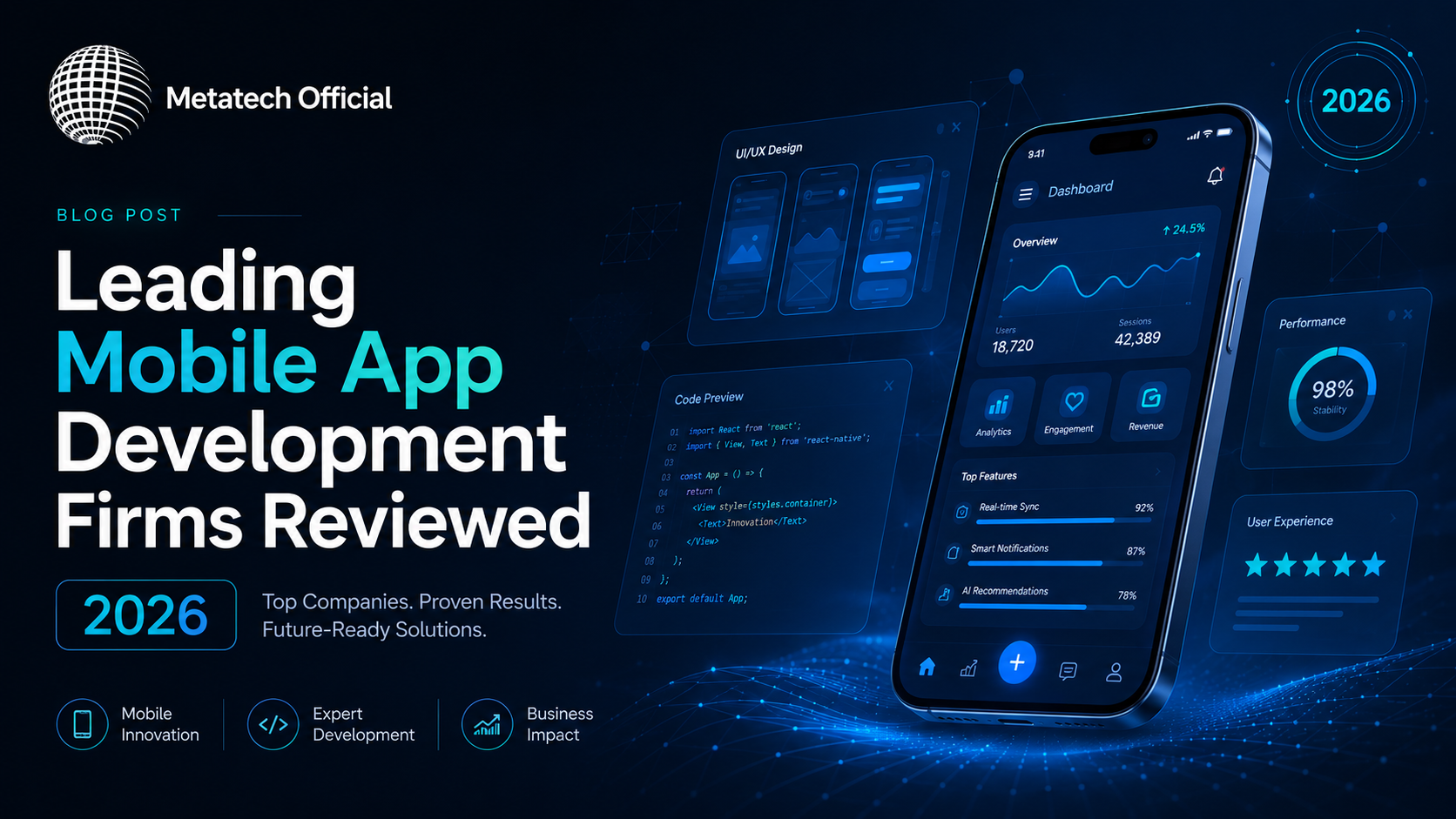 Leading Mobile App Development Firms Reviewed 2026