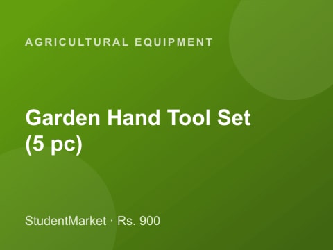 Garden Hand Tool Set (5 pc)