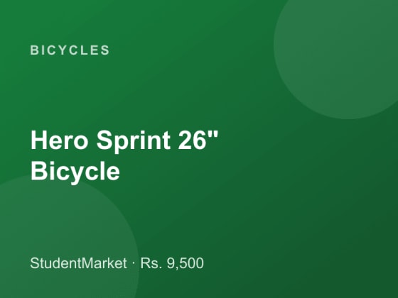 Hero Sprint 26" Bicycle