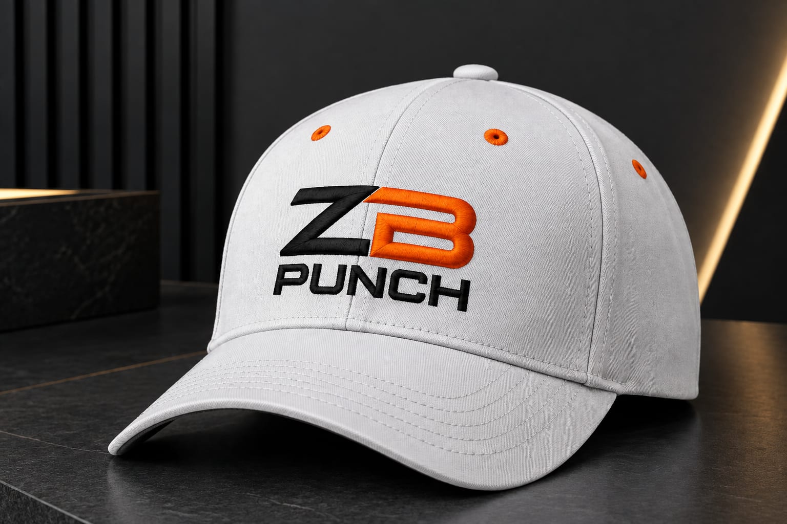 Custom cap front embroidery digitizing