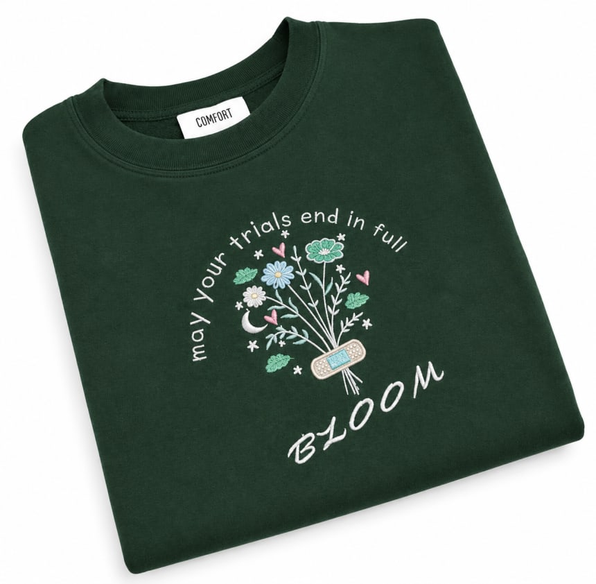 Left chest with 4mm reversed text — Hand-set small lettering