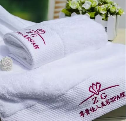 Hotel towel set, terry — Knockdown layer on 600gsm terry