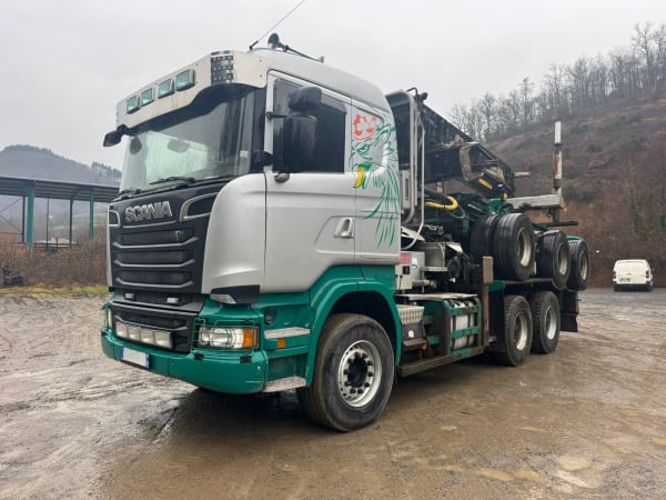 SCANIA GRUMIER V8 R580 CA6X4EHZ Arrière Train Forestier DIEBOLT — photo 3