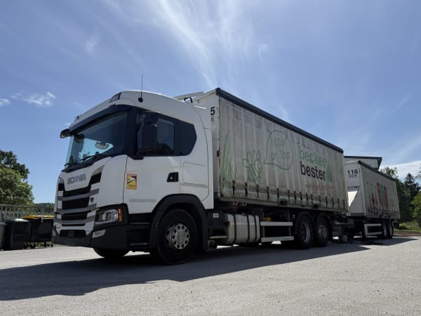 Porteur Scania G410 B6X2*4NB - Remorque Porte container avec caisse mobile PLSC — photo 3