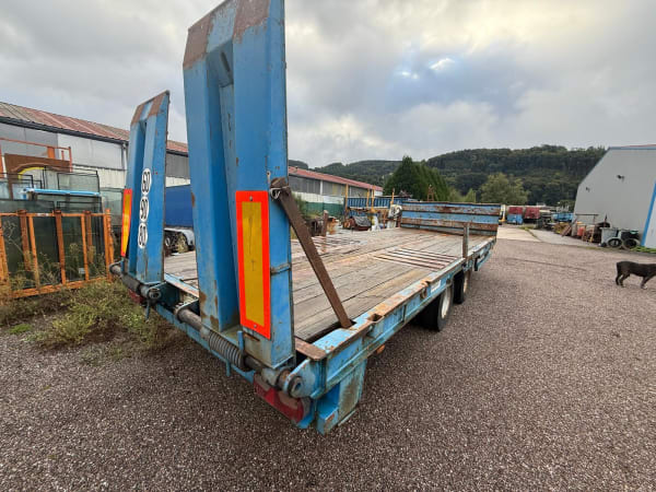 Remorque Porte-engins Louault Plateau Basculant — photo 3