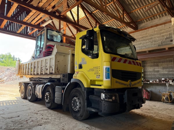 RENAULT PREMIUM LANDER 380 8X4 BRAS GUIMA PALFINGER P20  — photo 3
