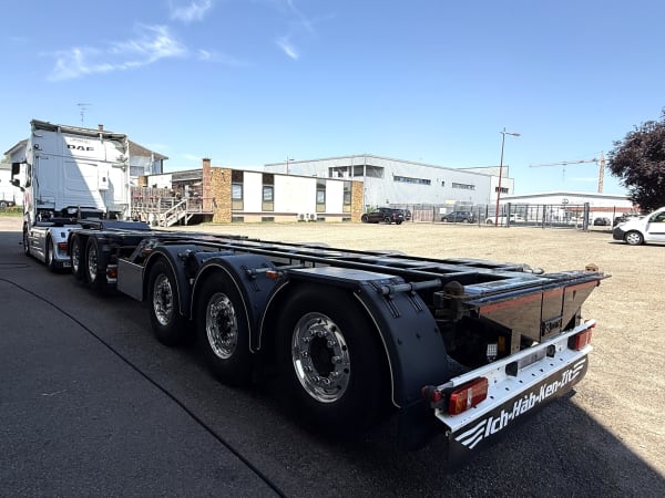 Semi-remorque Porte Container D-TEC COMBITRAILER 5 essieux  — photo 2