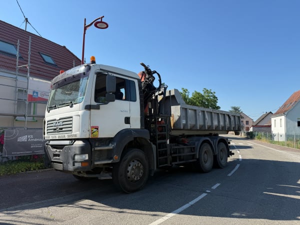MAN TG360A 6X4 BRAS GUIMA S20 GRUE PALFINGER PK12000 — photo 3