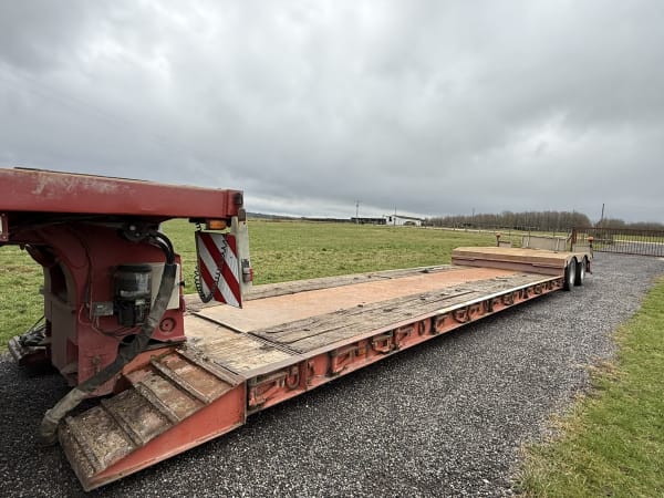 Semi-remorque Porte Engins FAYMONVILL déboîtable 2 essieux directionnels  — photo 2