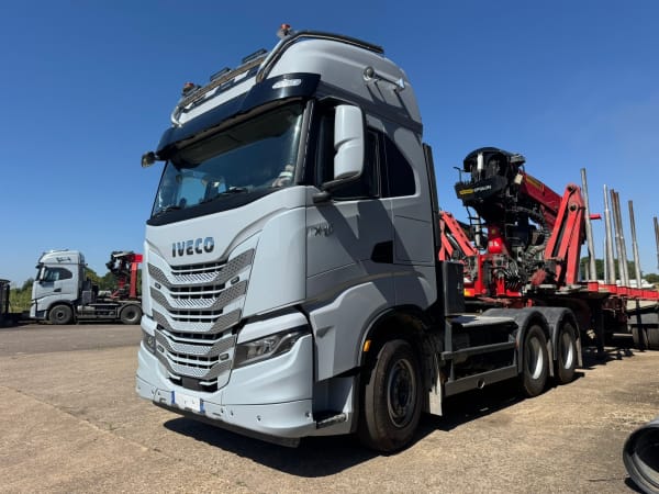 IVECO X-WAY 570 6x4 Kit Hydraulique Semi-remorque Grumière FAYMONVILLE Extensible — photo 2