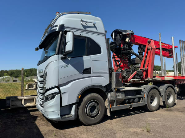 IVECO X-WAY 570 6x4 Kit Hydraulique Semi-remorque Grumière FAYMONVILLE Extensible — photo 2