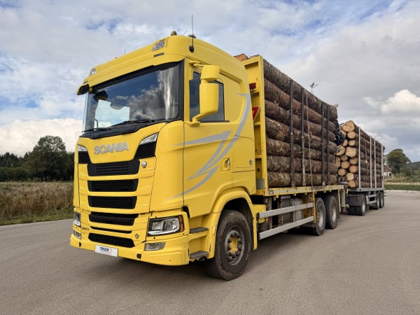 Grumier SCANIA 580 S 6X4 Plateau DIEBOLT Grue LIV 190Z — photo 3