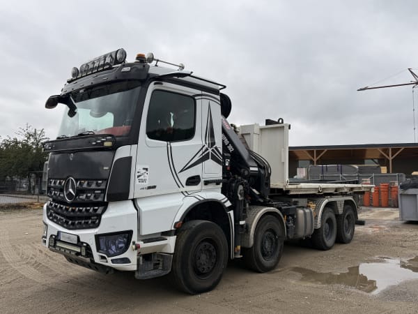 MERCEDES AROCS 4158 8*4 AMPLIROLL GRUE — photo 3