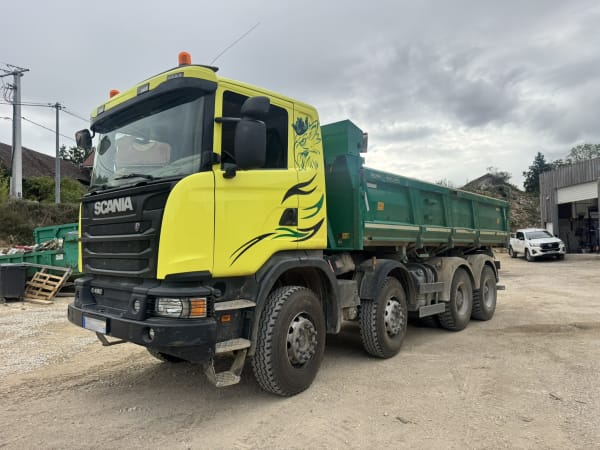 SCANIA 8X4  BI-Benne MEILLER Porte arrière hydraulique — photo 2