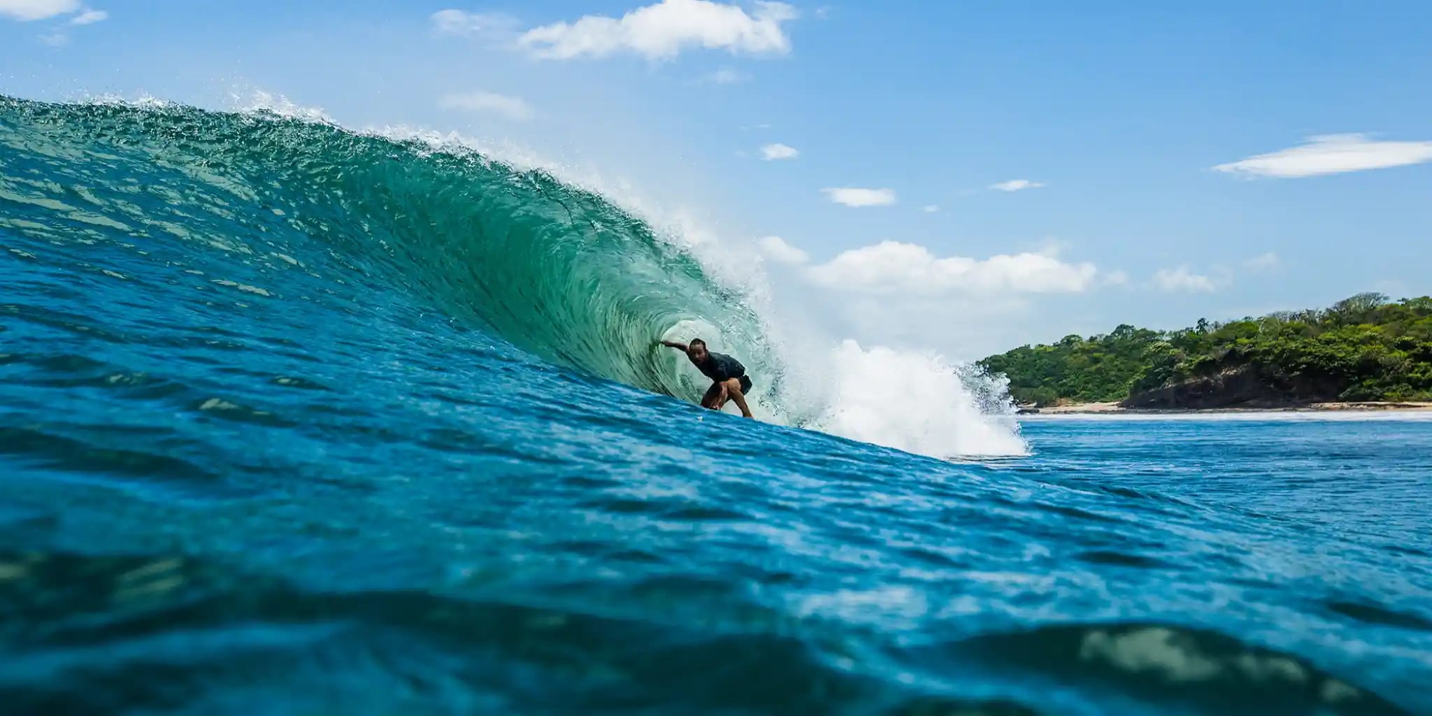 Surfing the Pacific side of Central America.