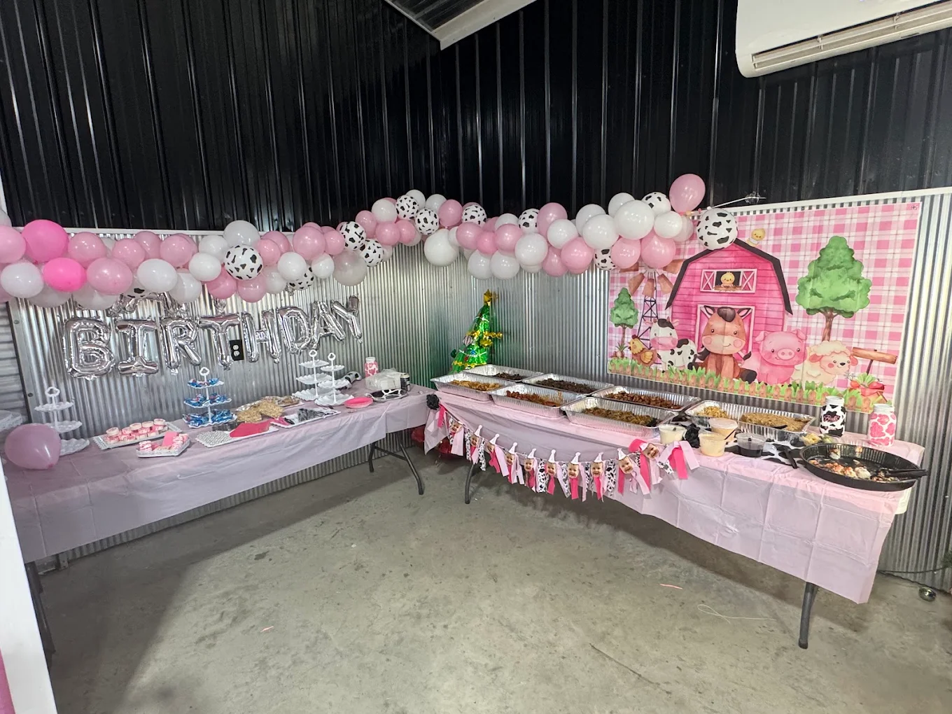 Farm birthday celebration