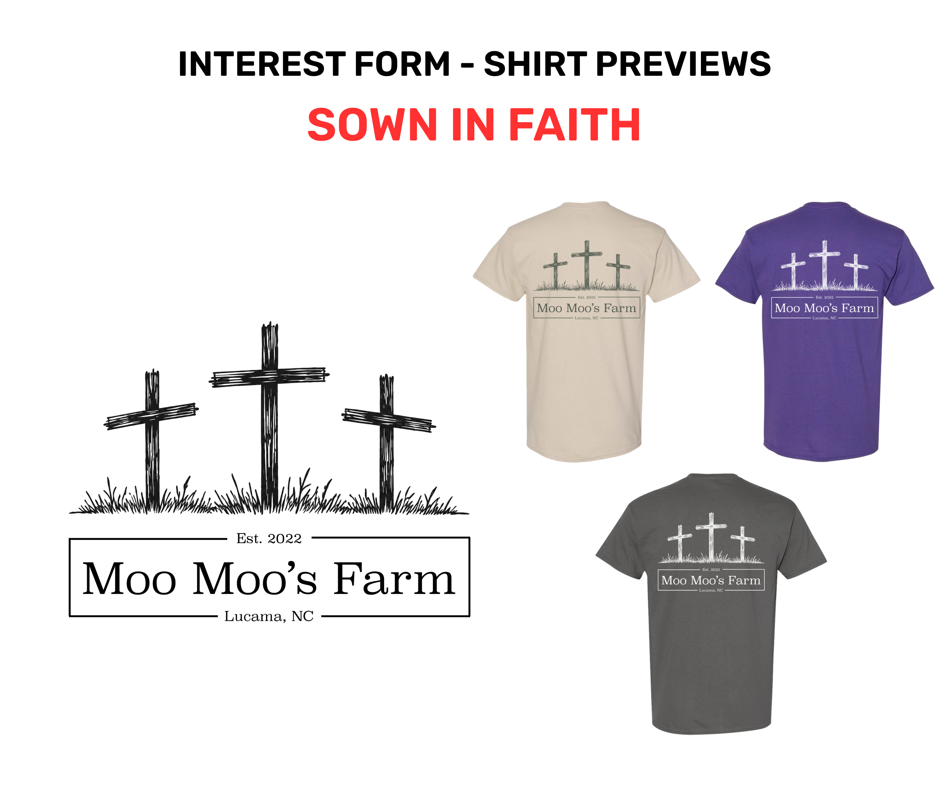 Sown in Faith T-shirt design