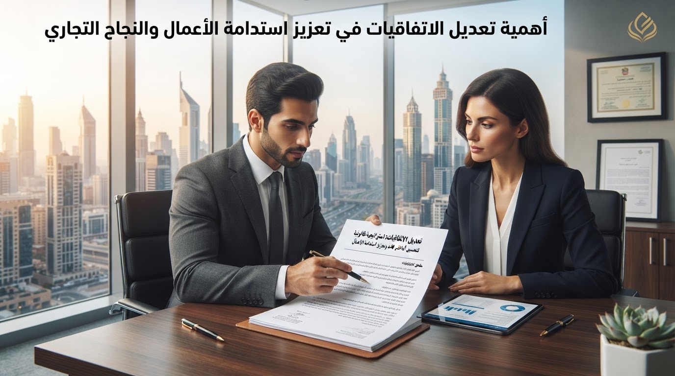 دور تعديل الاتفاقيات في إرساء أسس قانونية صلبة للشركات وضمان توافقها مع التطورات الاقتصادية والقانونية