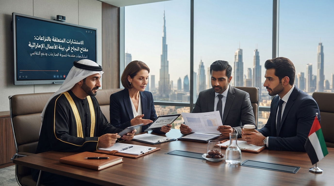 دور الاستشارات المتخصصة في تسوية المنازعات ودعم التقاضي لتحقيق استقرار الأعمال وتعزيز الثقة الاستثمارية