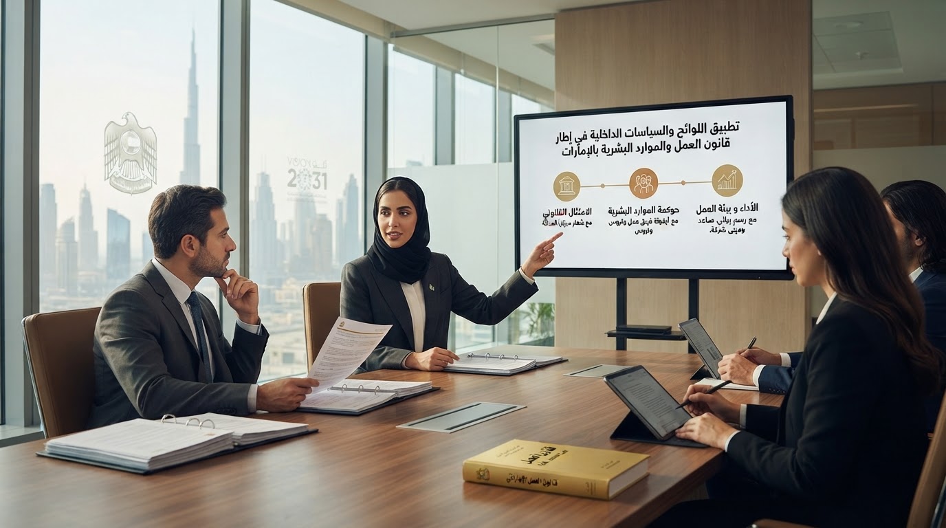 استراتيجية شاملة لتعزيز بيئة العمل وتطوير الأداء المؤسسي في ظل التطورات القانونية