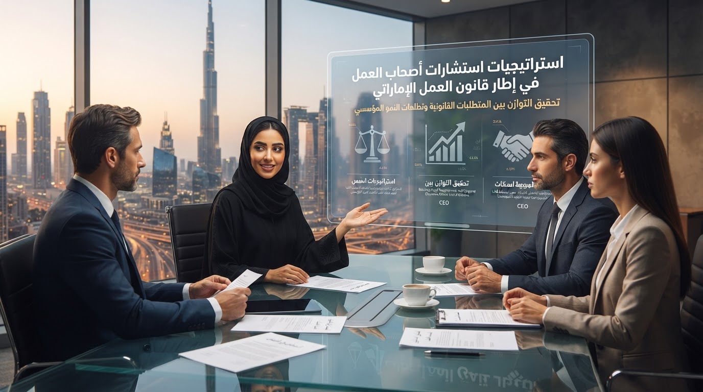 دور استشارات أصحاب العمل في تعزيز البيئة التنظيمية والتنافسية للأعمال في دولة الإمارات العربية المتحدة
