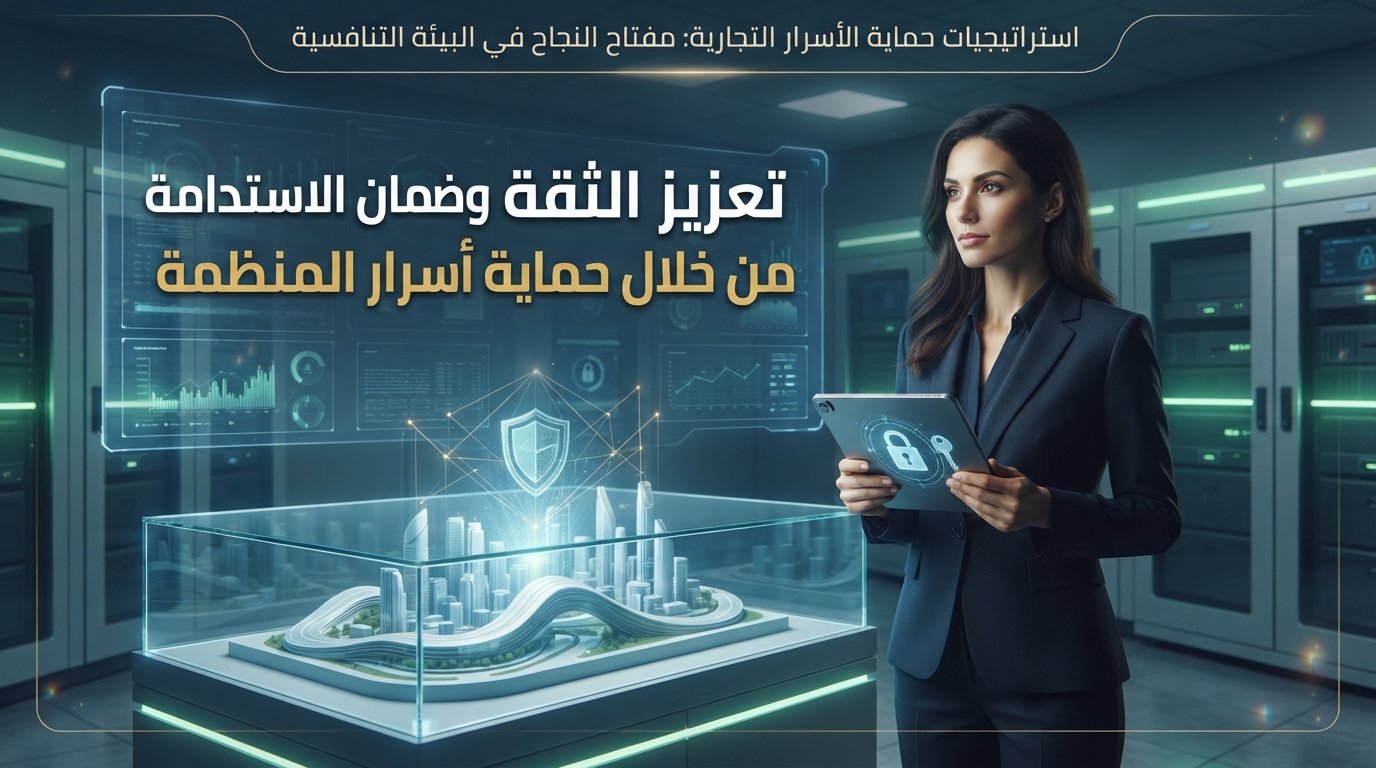 دور حماية الأسرار التجارية في تعزيز النمو المستدام وتحقيق الميزة التنافسية